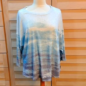 Democracy 1X Beach Boho Sweater NWT
